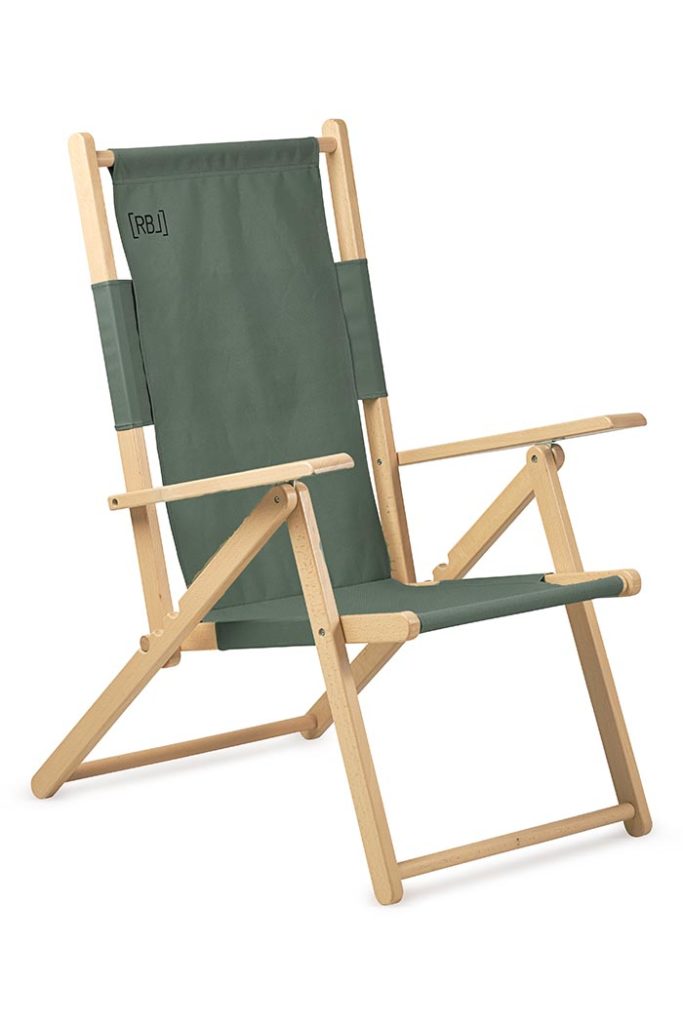 Grijze Rebel-Outdoor campingstoel van hout